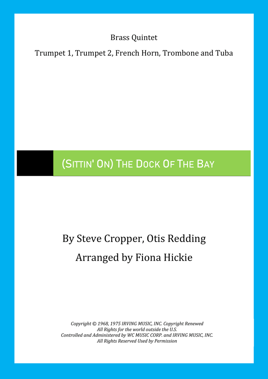 (sittin' On) The Dock Of The Bay Brass Ensemble scores gallery preview page 1