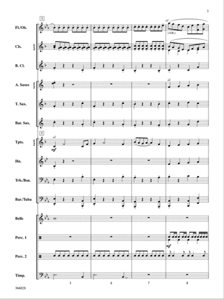 Air Force One Concert Band scores gallery preview page 3