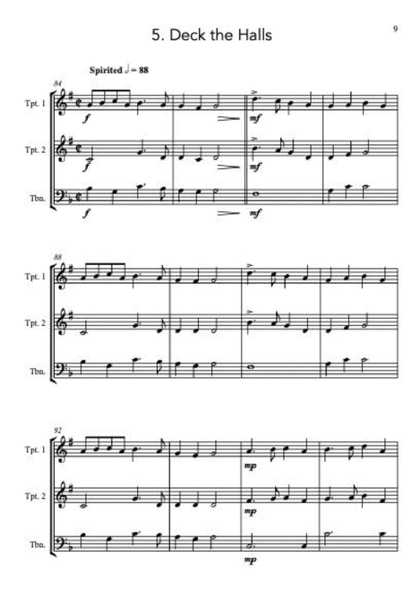 Carols for Three - 15 Traditional Carols for (Flexible) Brass Trio image number null