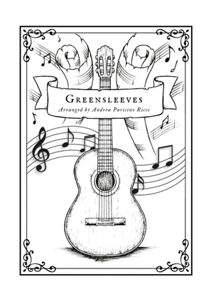 Book cover for Greensleeves - Fingerstyle - Solo Guitar - Tab