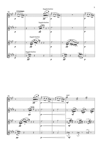 The Seasons Book 1 (I-VI) - Saxophone Quartet