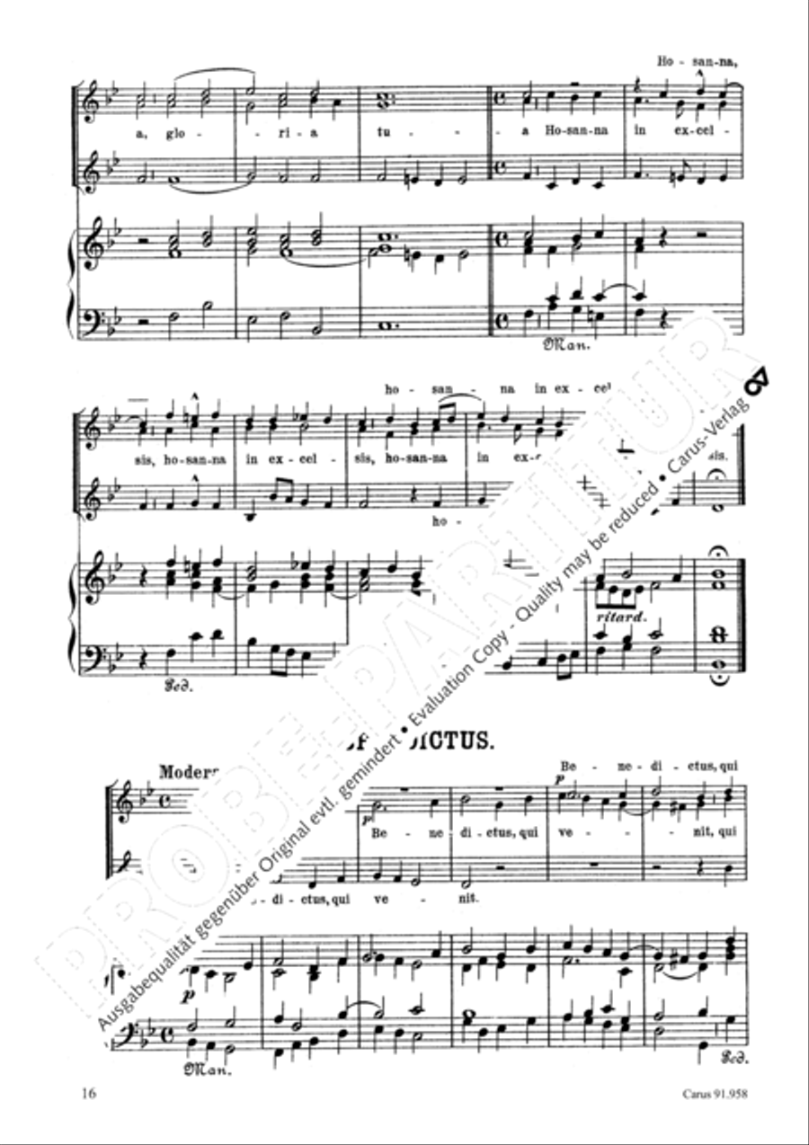 St. Benedictus-Messe SSA scores gallery preview page 17