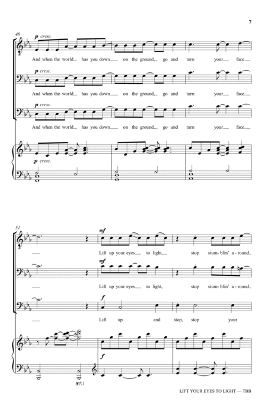 Lift Your Eyes To Light Lift Your Eyes To Light 3-Part scores gallery preview page 7