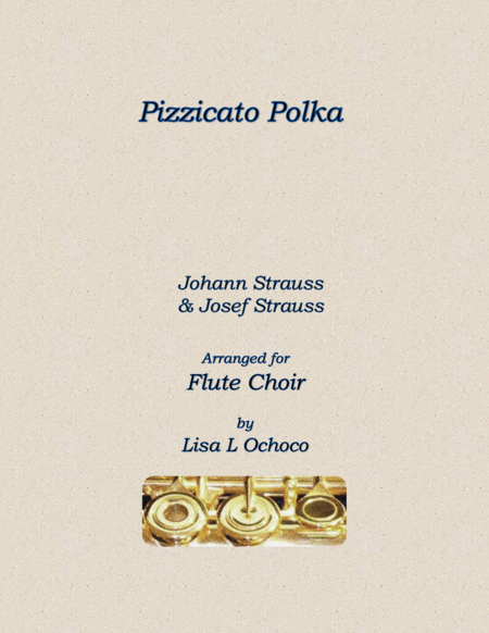Pizzicato Polka for Flute Choir image number null