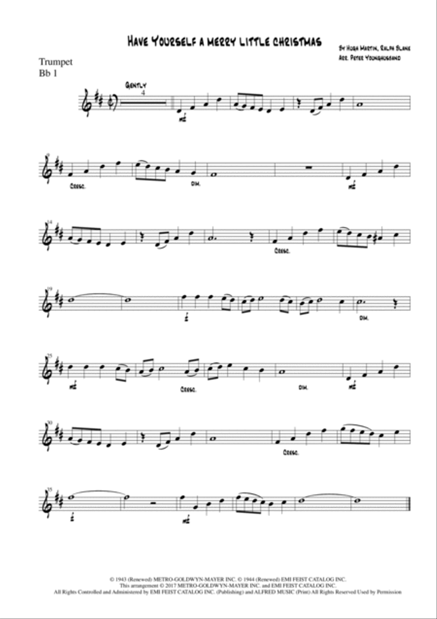 Have Yourself A Merry Little Christmas Have Yourself A Merry Little Christmas Brass Ensemble scores gallery preview page 5