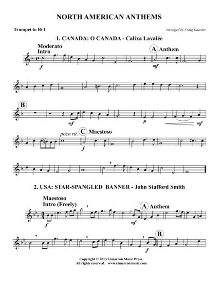 North American Anthems