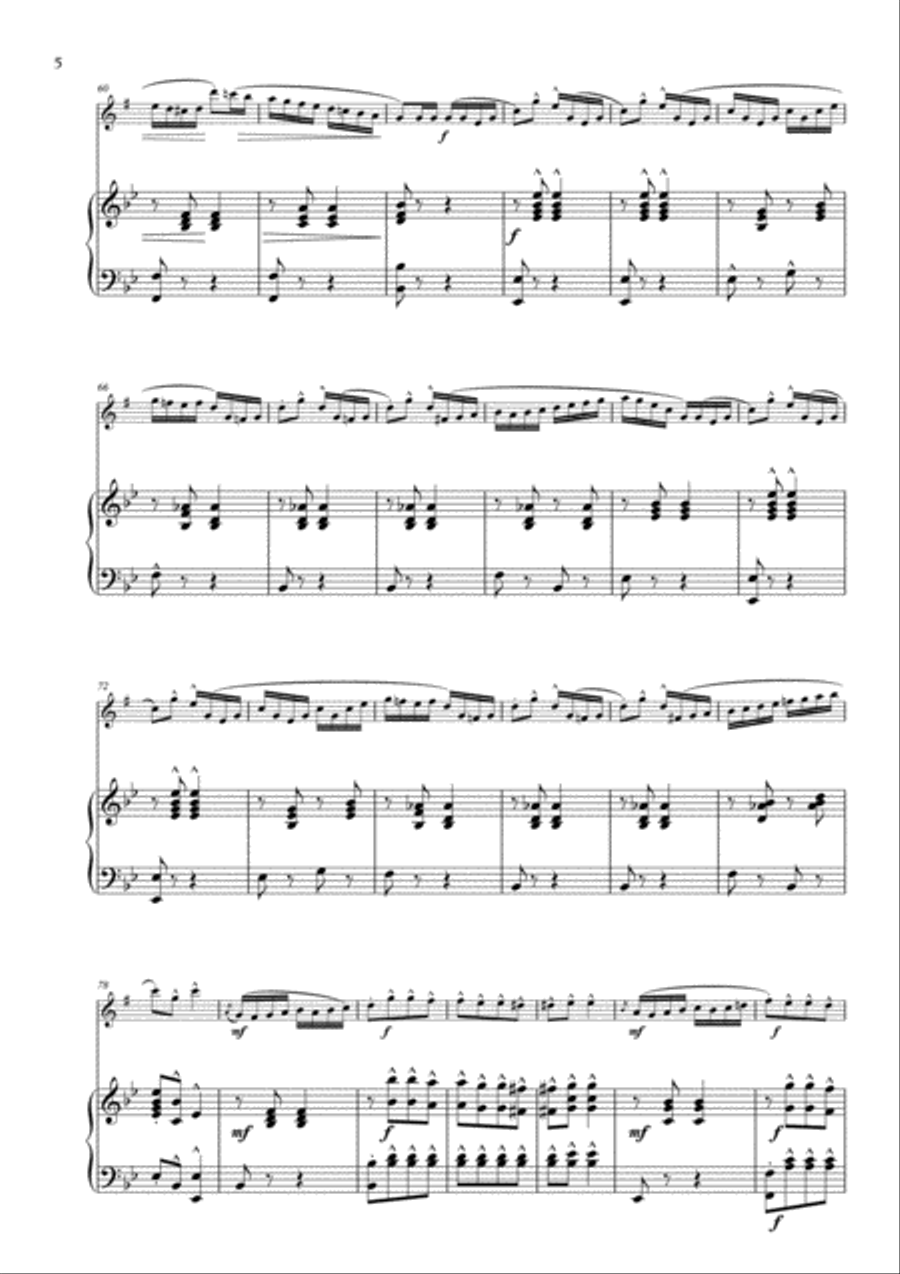 Christmas Polka arranged for Alto Saxophone & Piano Alto Saxophone scores gallery preview page 6