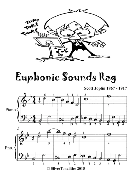 Euphonic Sounds Rag Easiest Piano Sheet Music for Beginner Pianists 2nd Edition