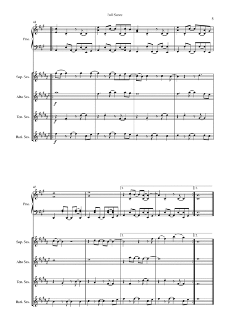 Stand By Me Small Ensemble scores gallery preview page 5