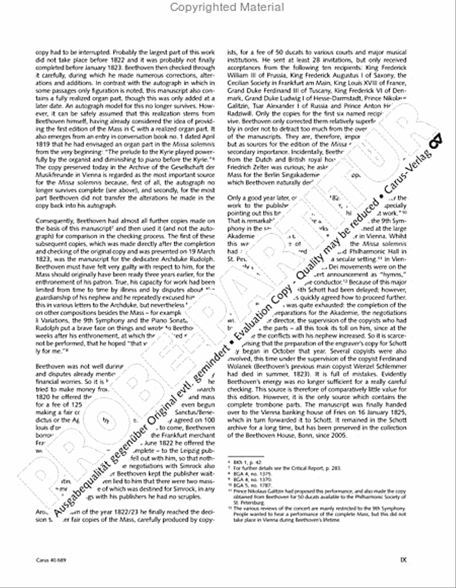 Missa solemnis Missa solemnis 4-Part scores gallery preview page 11