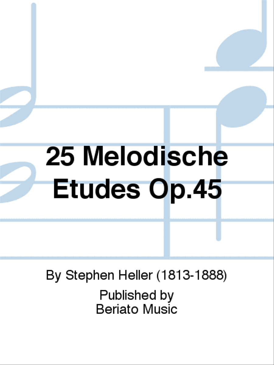 25 Melodische Etudes Op.45 Piano Method scores gallery preview page 1