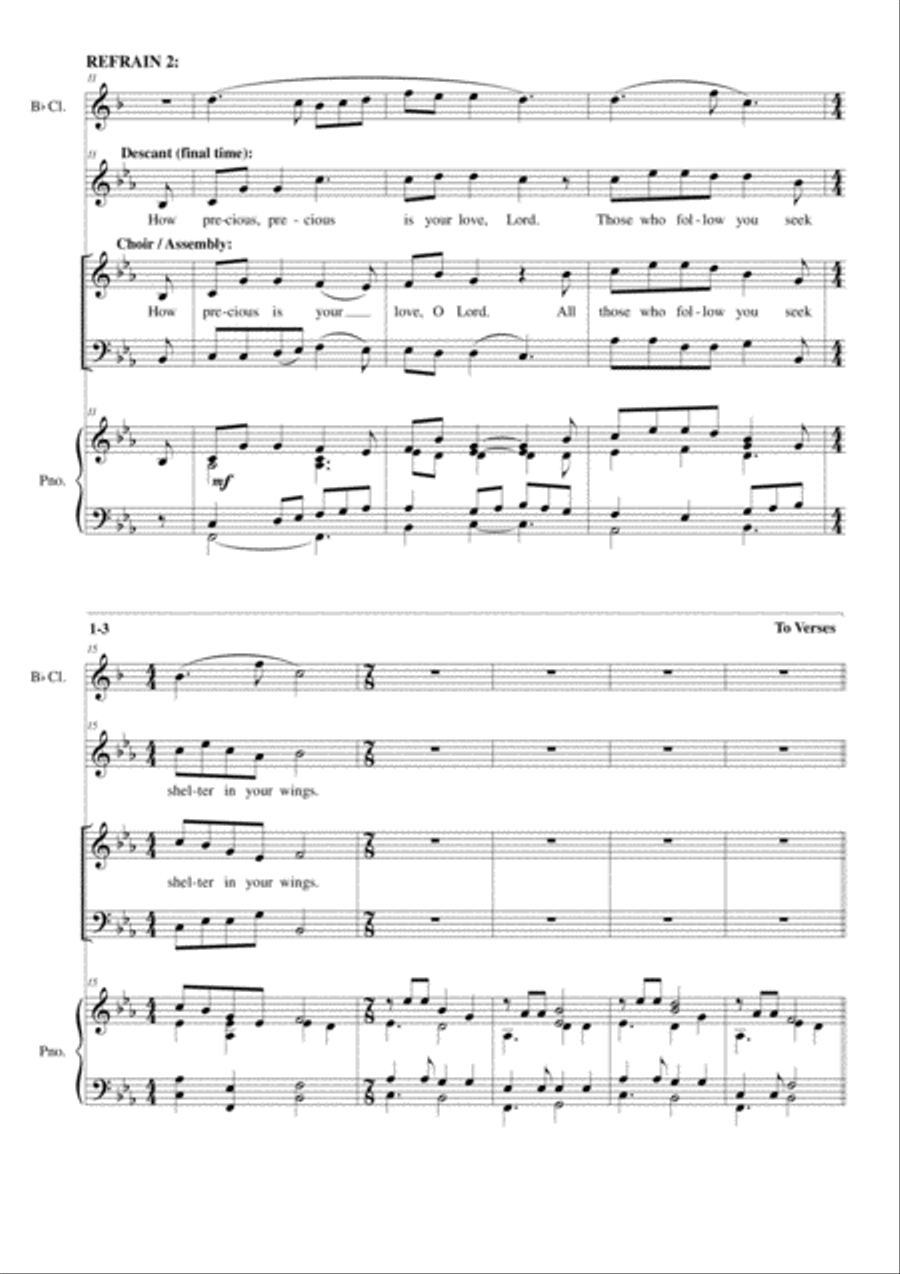 How Precious is Your Love Choir scores gallery preview page 3