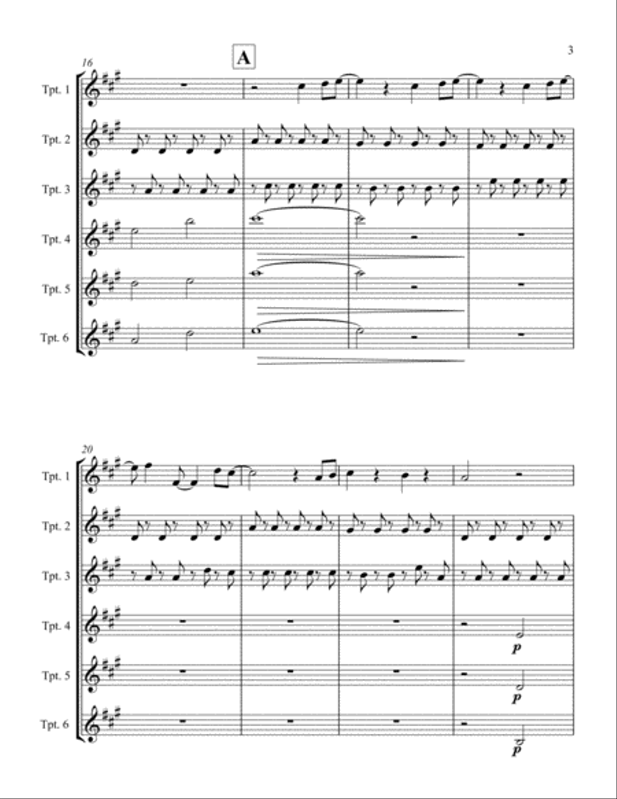 A Million Dreams Trumpet Solo scores gallery preview page 3