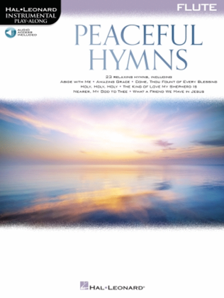 Book cover for Peaceful Hymns for Flute