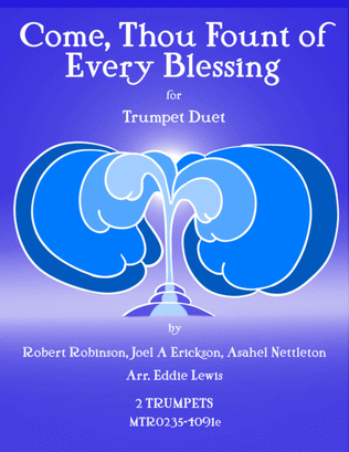 Book cover for Come, Thou Fount of Every Blessing - Trumpet Duet