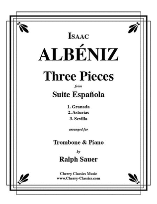 Three Pieces from Suite Espanola for Trombone & Piano