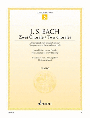 2 Chorales, BWV 140 and 147