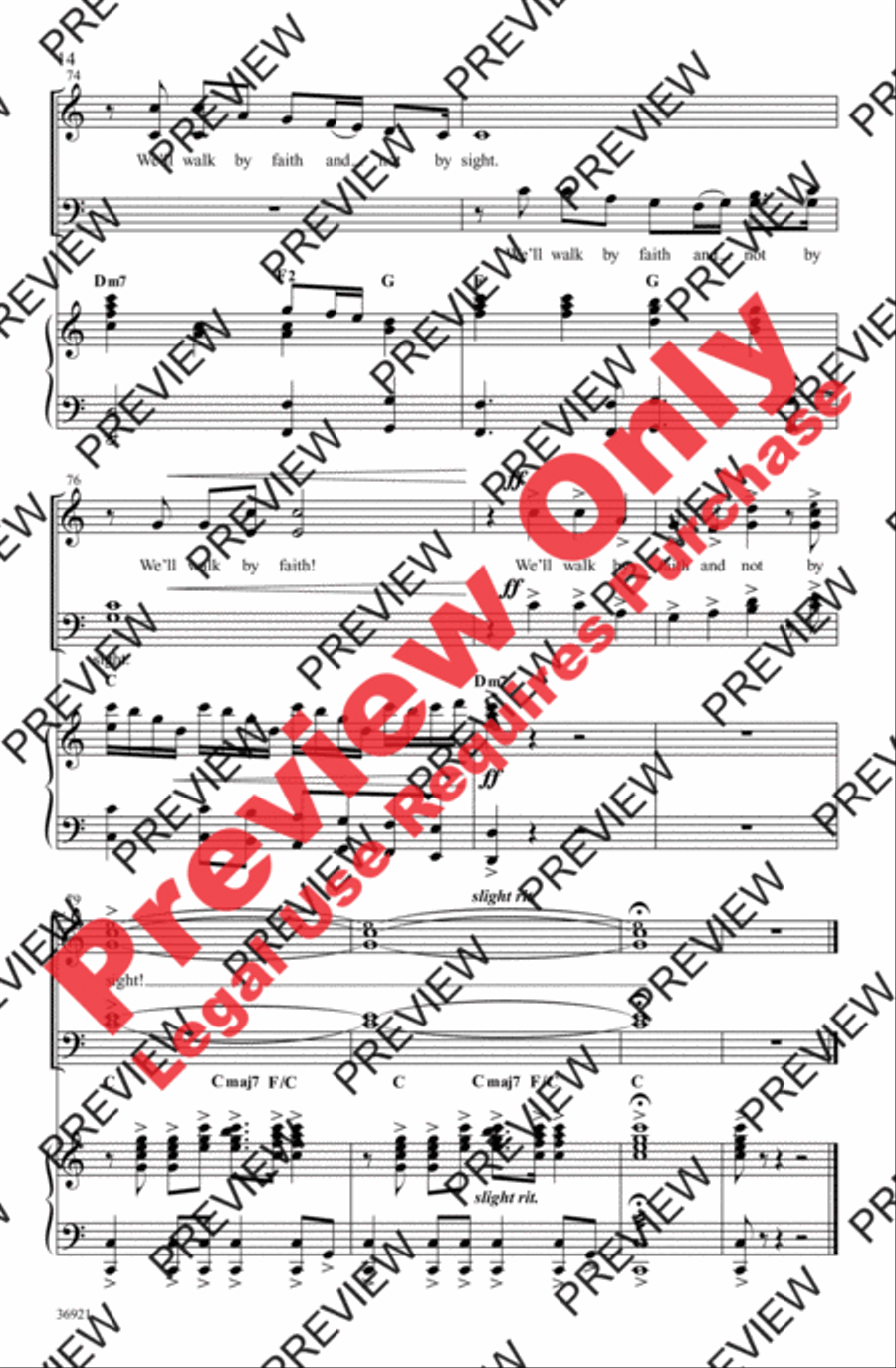 By Faith 4-Part scores gallery preview page 14