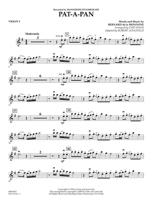 Pat-A-Pan - Violin 1