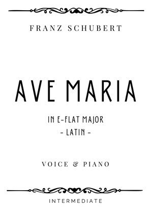 Book cover for Schubert - Ave Maria in E-Flat Major - Intermediate