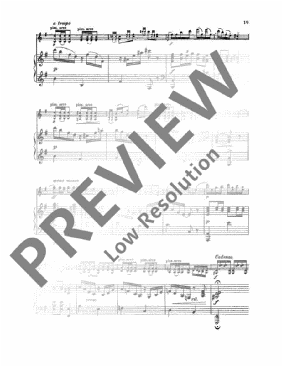 Samuel Dushkin Repertoire Violin Solo scores gallery preview page 20