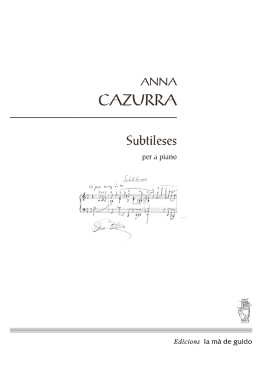 Subtileses Piano Solo scores gallery preview page 1