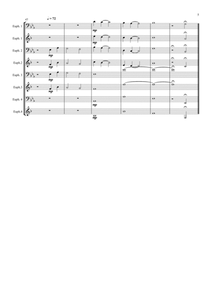 Chorale and Hymn (by Derick Kane) for Euphonium Quartet image number null