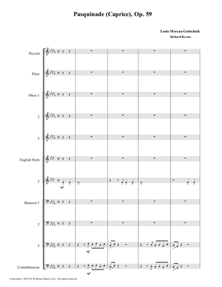 Pasquinade (Clarinet Nonet + Flute & Piccolo)