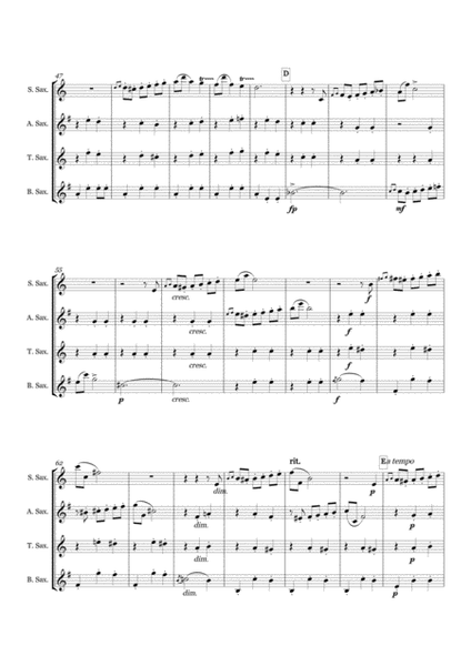 14 Original Saxophone Quartets - Score & Parts (SATB) image number null