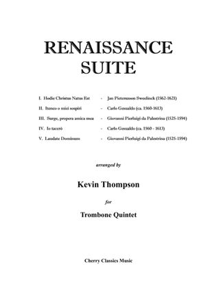 Renaissance Suite for Trombone Ensemble Quintet