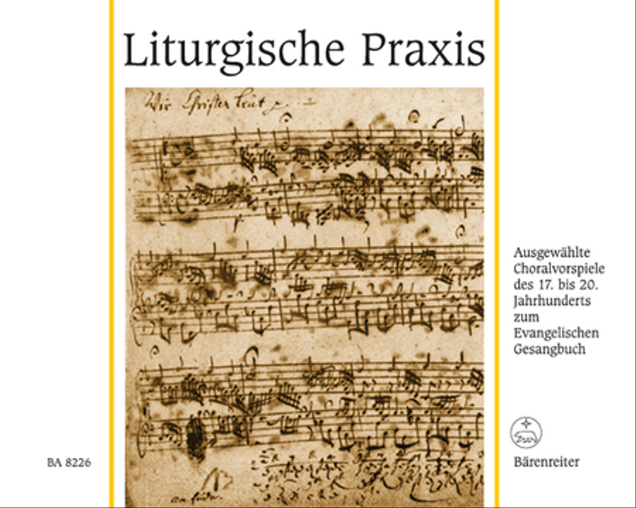 Liturgische Praxis Organ scores gallery preview page 1