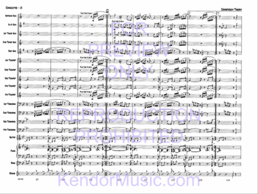 Conspiracy Theory Jazz Ensemble scores gallery preview page 15