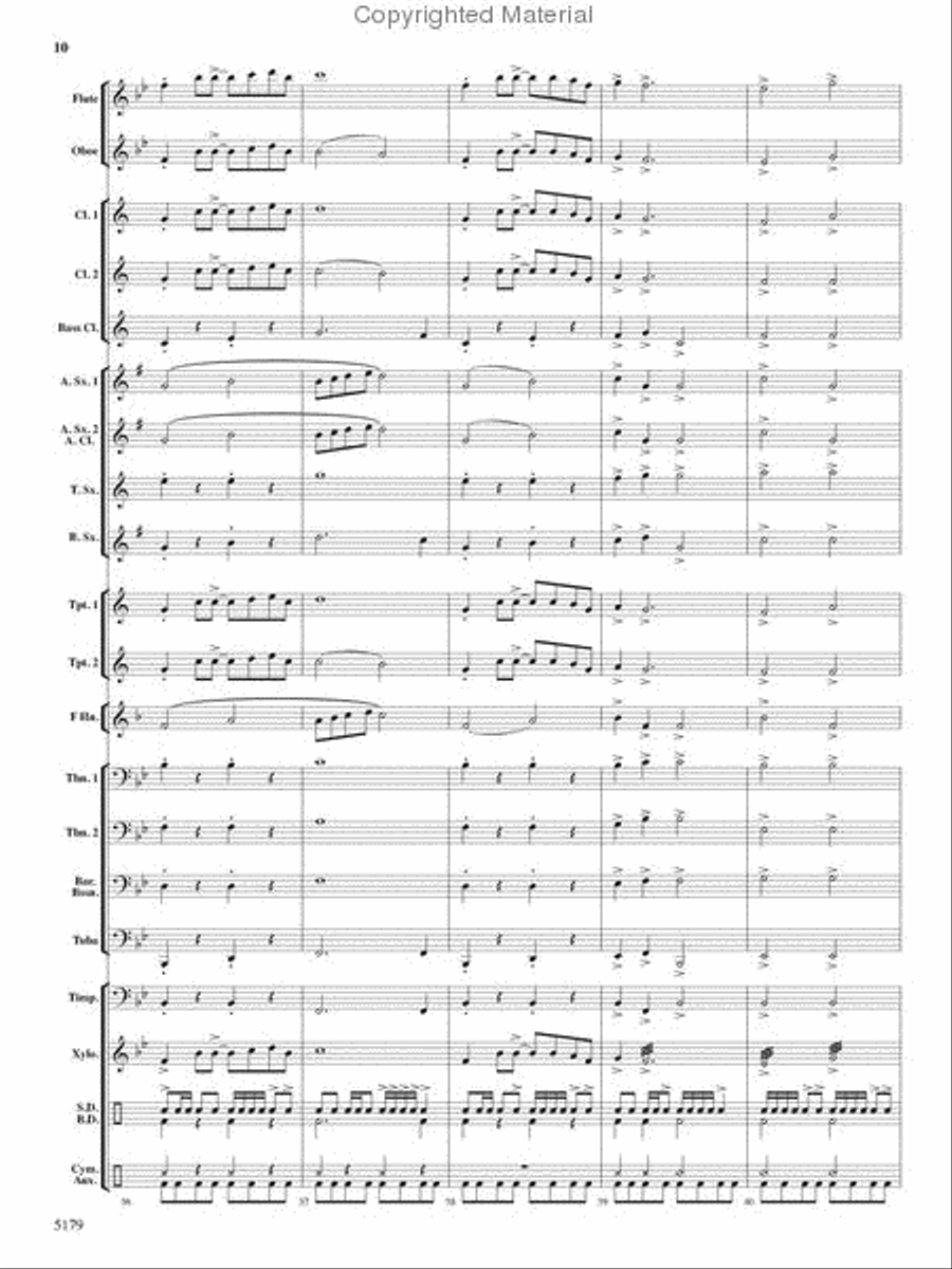 American Journey Concert Band scores gallery preview page 9