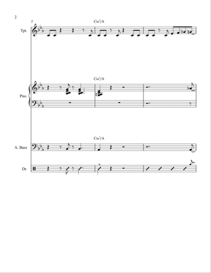 By Any Means Necessary Jazz Ensemble scores gallery preview page 2