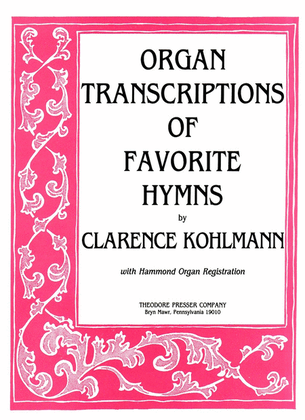 Book cover for Organ Transcriptions of Favorite Hymns