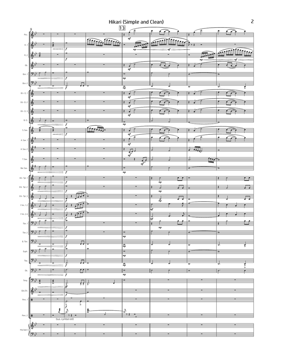 Hikari Concert Band scores gallery preview page 3
