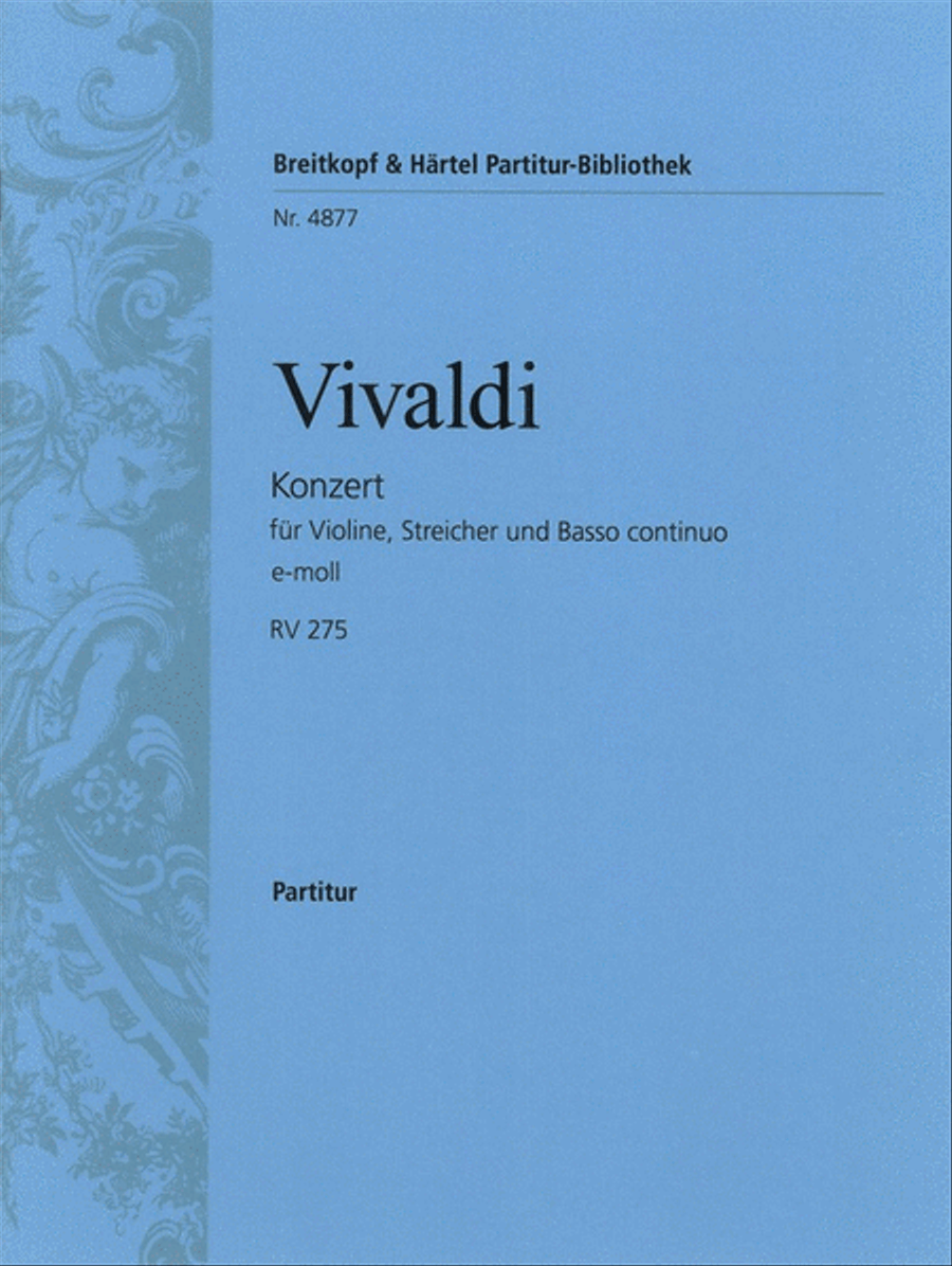 Concerto in E minor RV 275 Orchestra scores gallery preview page 1