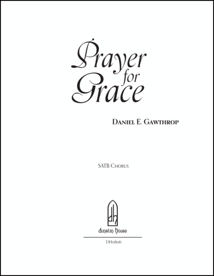 Prayer for Grace SSAATTBB scores gallery preview page 1