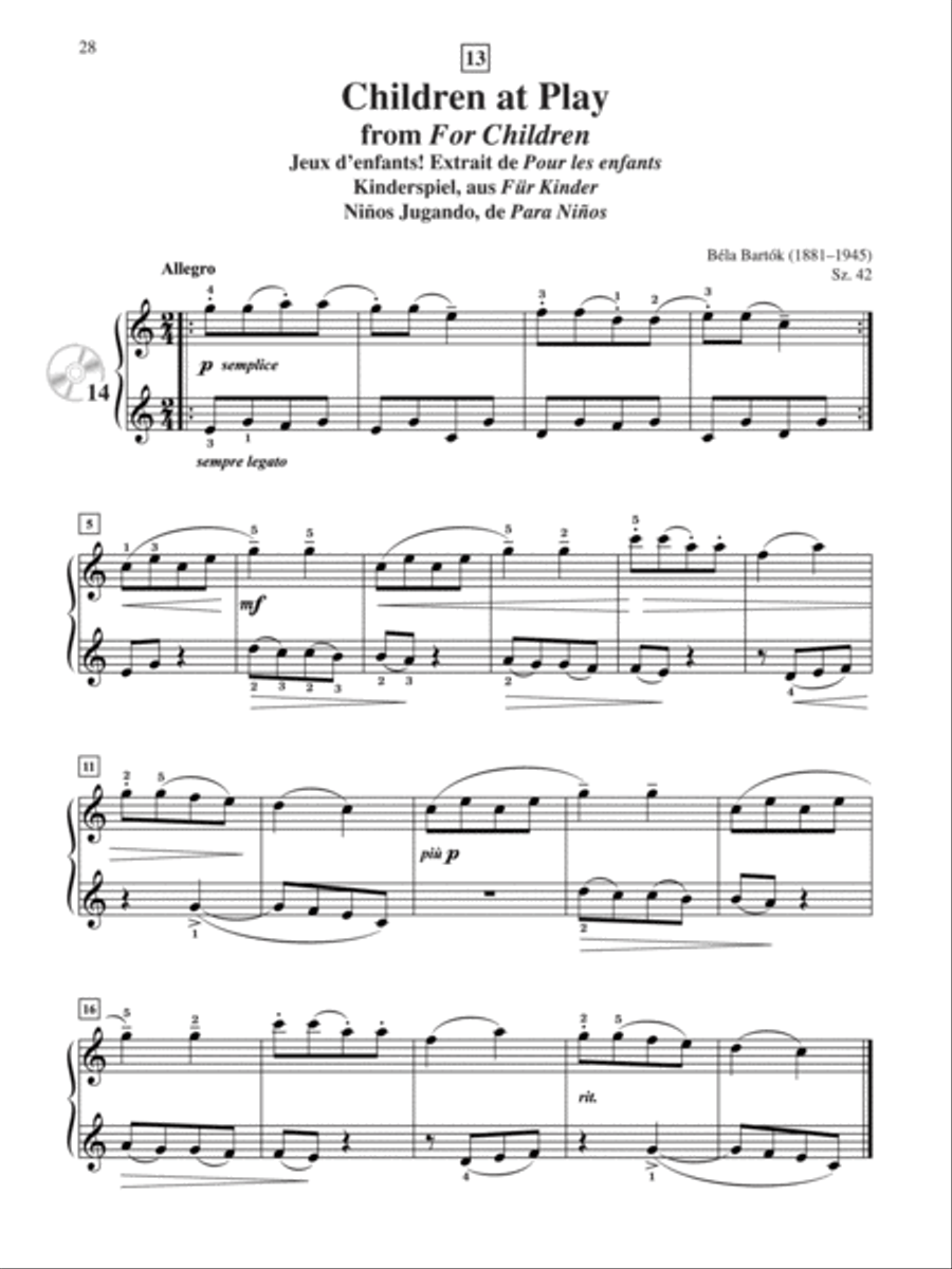 Suzuki Piano School, Volume 2 Piano Method scores gallery preview page 13