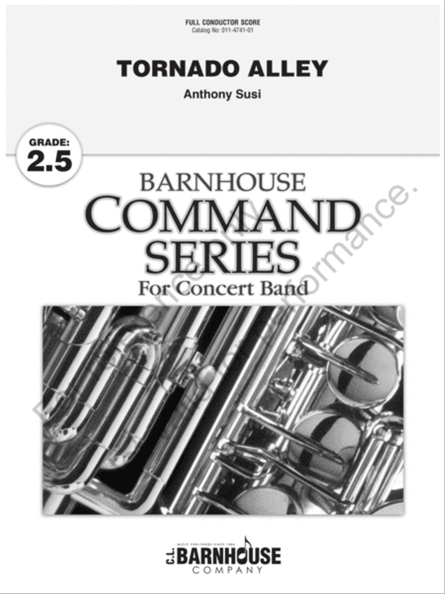 Tornado Alley Tornado Alley Concert Band scores gallery preview page 2