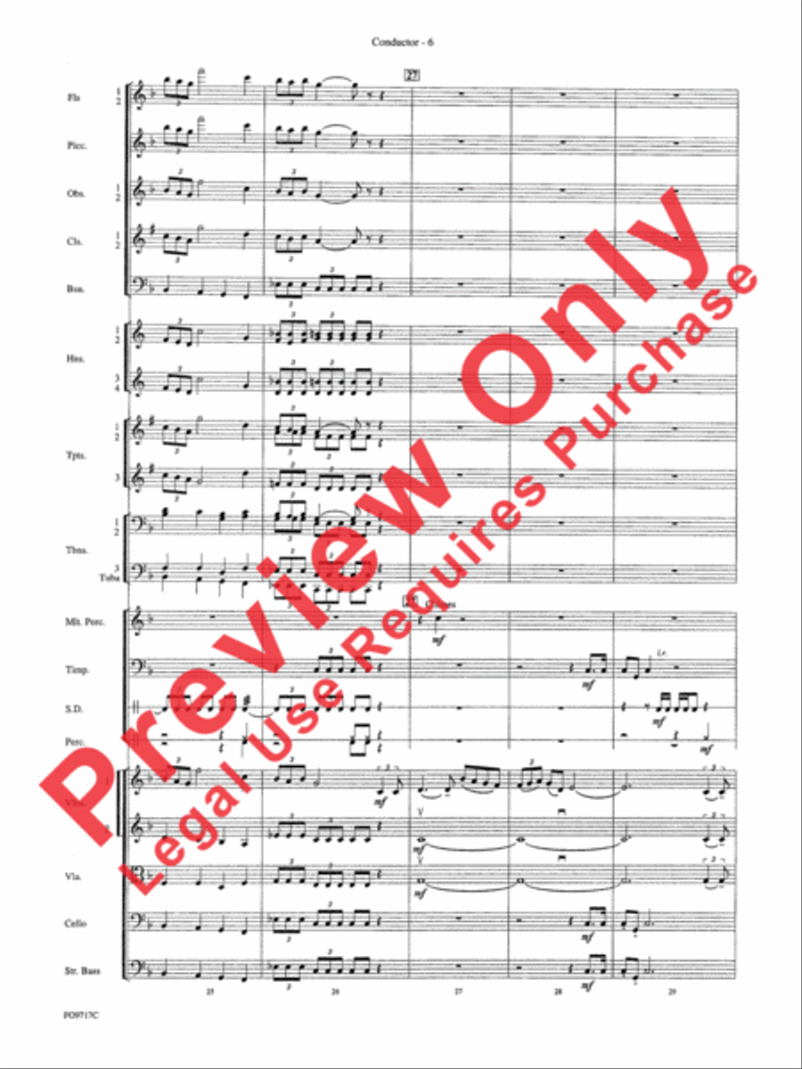 Star Wars (Main Theme) Star Wars (Main Theme) Full Orchestra scores gallery preview page 20