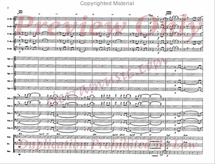 On The Street Where You Live Jazz Ensemble scores gallery preview page 3