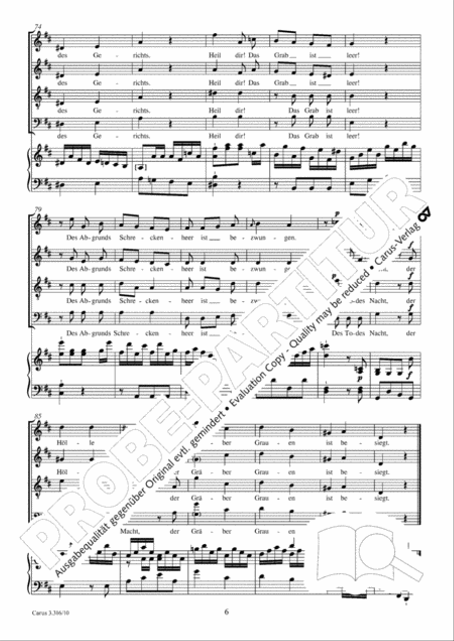 Amen, Lob und Preis und Starke 4-Part scores gallery preview page 7