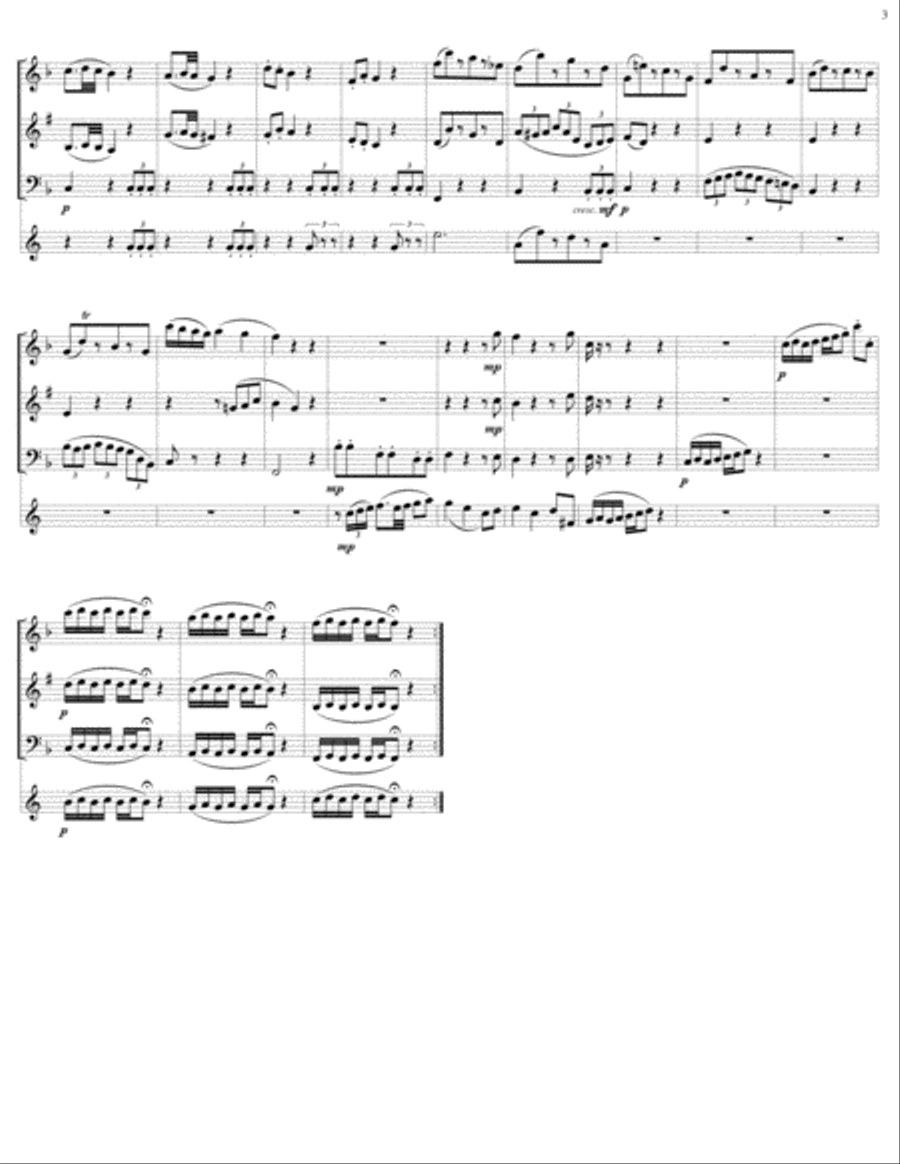Golden Fields Small Ensemble scores gallery preview page 3