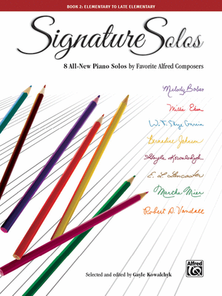 Book cover for Signature Solos, Book 2