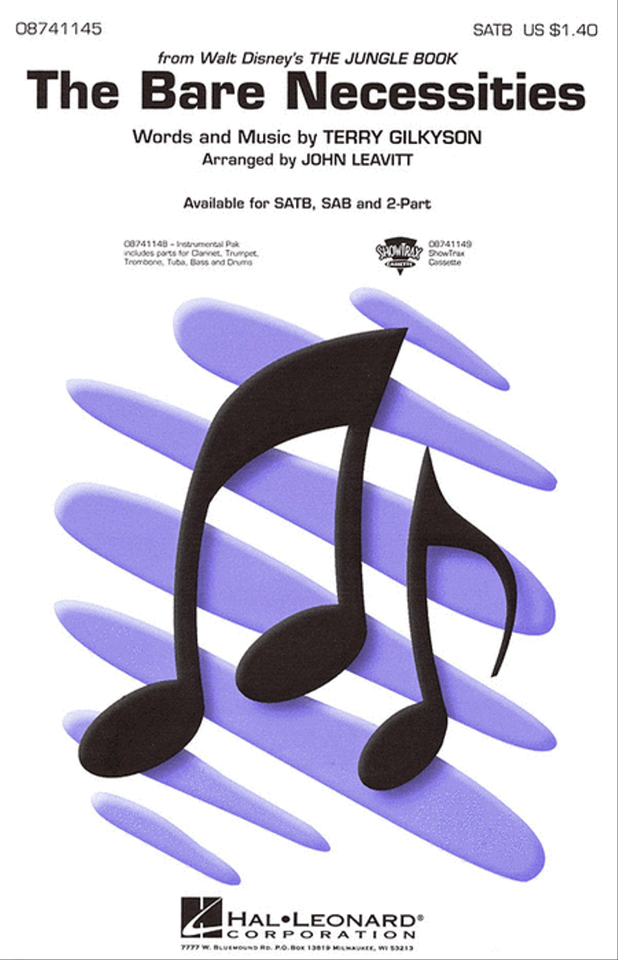 The Bare Necessities 4-Part scores gallery preview page 1
