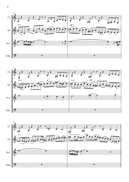 Tango Gosselin Clarinet - Digital Sheet Music