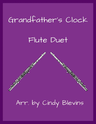 Book cover for Grandfather's Clock, Flute Duet