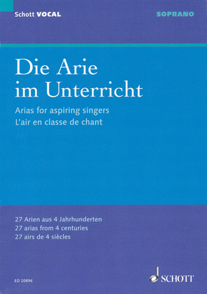 Book cover for Arias for Aspiring Singers