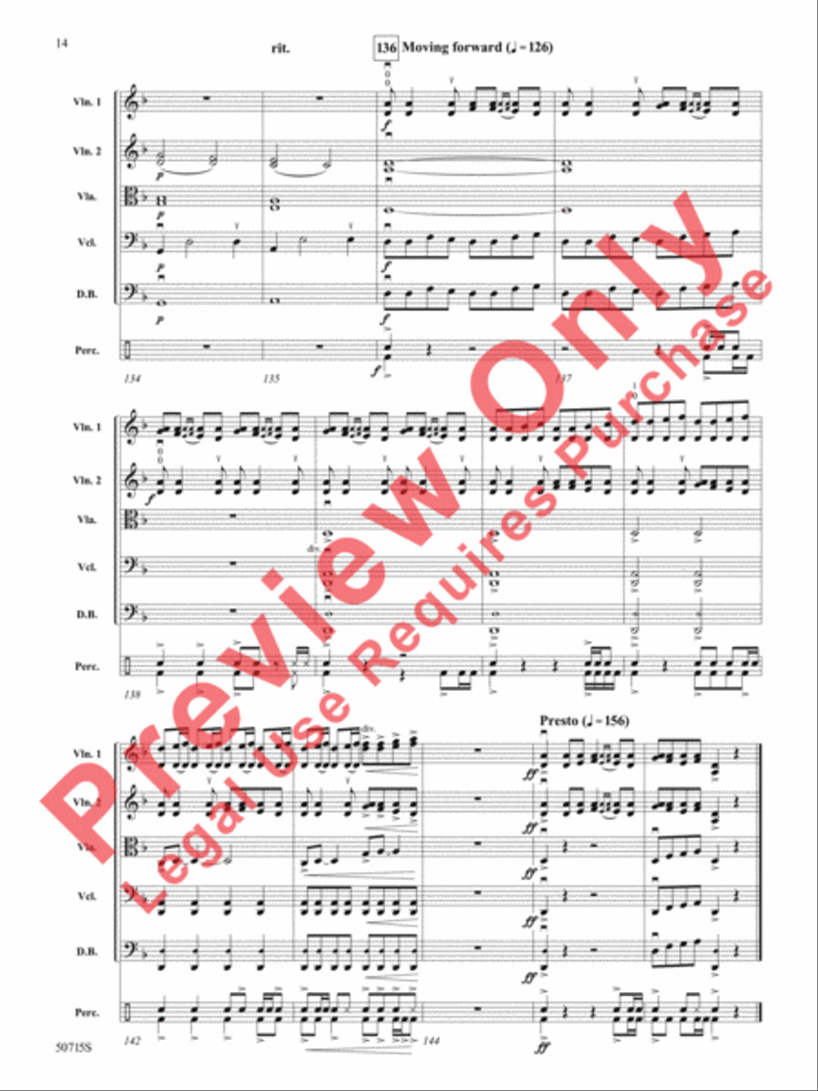 Battle Battle String Orchestra scores gallery preview page 15